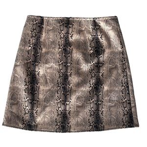 Sage Animal Print Skirt
